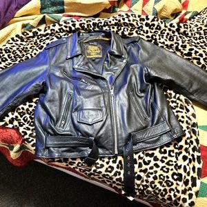 Genuine Milwaukee Leather classic biker jacket